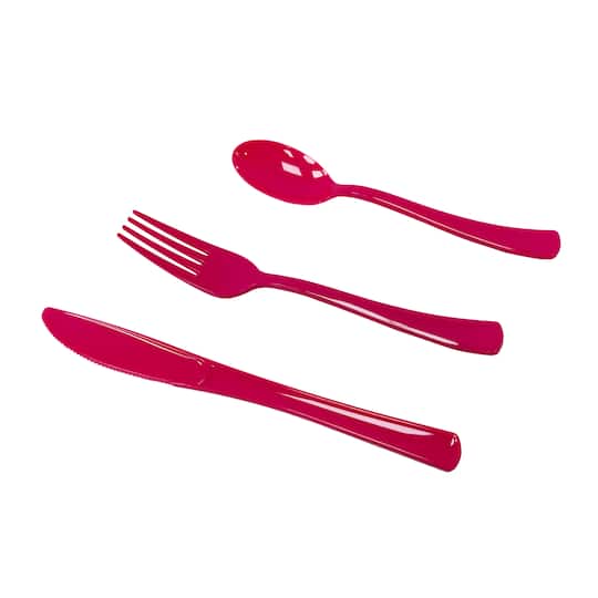 Pink Cutlery Set by Ashland&#xAE;, 24ct.